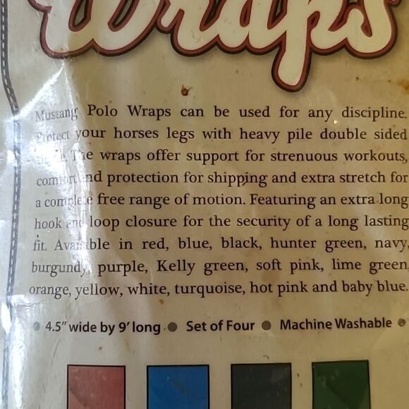 Purple Polo Wraps - Picture 3 of 4